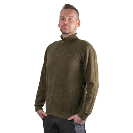 Toolbrothers Quart de pull-over zippé Casual Fit - AUTUMN COLLECTION Farbe Concrete Grey Gre L