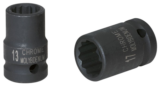 KS TOOLS 3/8' Douilles à chocs 12 pans, courtes, 6 mm ( 515.1563 )