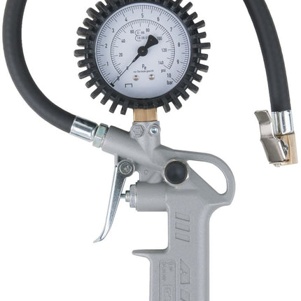 KS TOOLS Geeichter Druckluft-Reifenfüllmesser, 0-10 bar ( 515.1960 ) - Toolbrothers