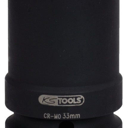 KS TOOLS 1" Sechskant-Kraft-Stecknuss, mittel lang, 27mm ( 515.2127 ) - Toolbrothers