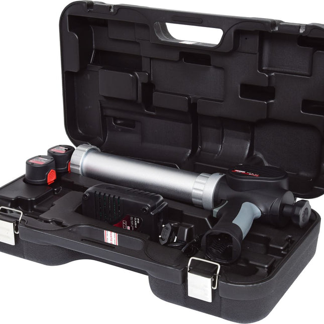 KS TOOLS Pistolet à cartouche sur batterie 400 ml avec 2 batteries et chargeur ( 515.3576 )
