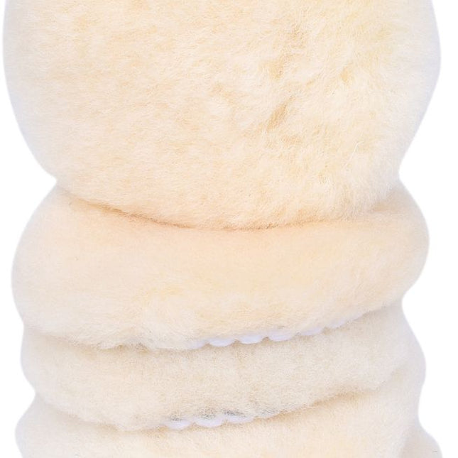 KS TOOLS Polierpad Lammfell, Ø 80,0mm, 5er Pack ( 515.5124 ) - Toolbrothers