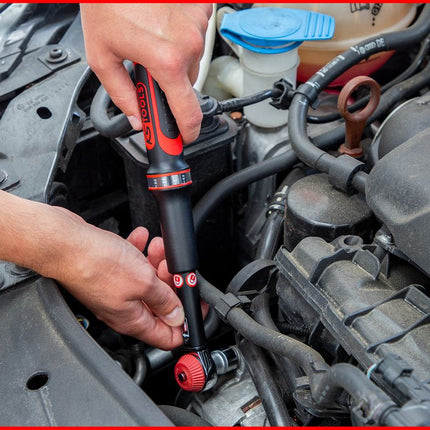 KS TOOLS 1/4' Clés dynamométriques ERGOTORQUE®precision à carré d'entraînement bouton, 5-25Nm ( 516.1412 )