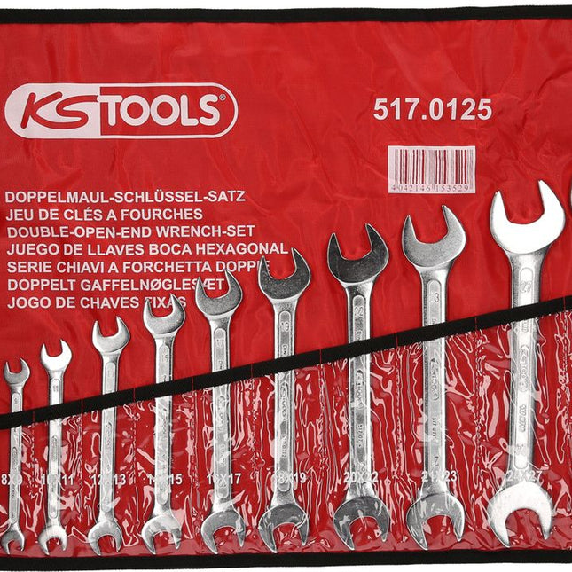 KS TOOLS Doppel-Maulschlüssel-Satz, 12-tlg, 6x7-30x32mm ( 517.0125 ) - Toolbrothers