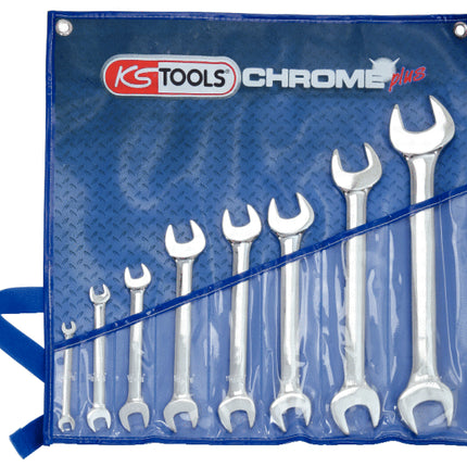 KS TOOLS CHROMEplus Doppel-Maulschlüssel-Satz, 8-tlg ( 518.3200 ) - Toolbrothers