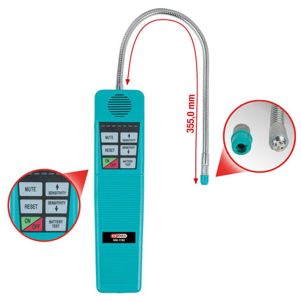 KS TOOLS Klimaanlagen-Lecksuchgerät ( 550.1192 ) - Toolbrothers