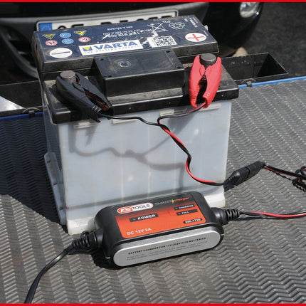 KS TOOLS 12V SMARTcharger Hochfrequenz-Batterieladegerät 2A ( 550.1730 ) - Toolbrothers