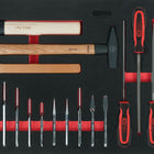 KS TOOLS Module de limes, marteaux et burins, 18 pcs, modules système 1/1 ( 711.1018 )