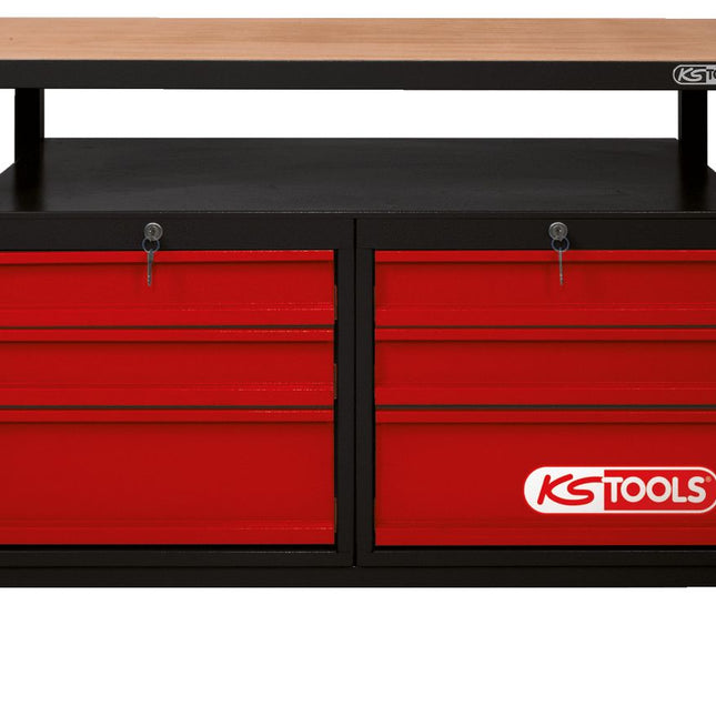 KS TOOLS Etabli d'atelier 6tiroirs 840x1200x600mm ( 865.0004 )