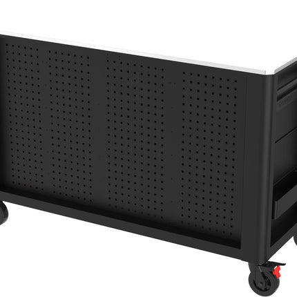 KS TOOLS PERFORMANCEplus P45 SCHWARZ/ROT Werkstattwagen mit 14 Schubladen ( 873.7014 ) - Toolbrothers