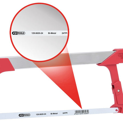 KS TOOLS Metallsägebogen eckig, 300mm ( 907.2100 ) - Toolbrothers
