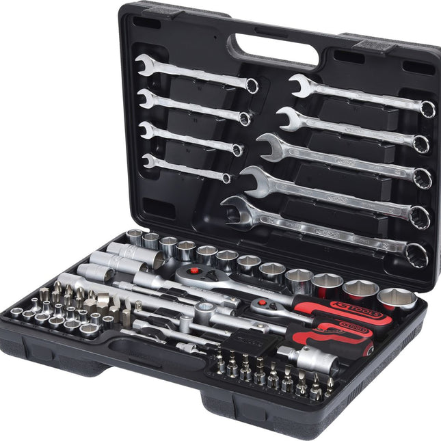 KS TOOLS 1/4"+1/2" Steckschlüssel-Satz, 82-tlg ( 911.0682 ) - Toolbrothers