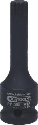 KS TOOLS 1/2' Douilles à chocs XZN, longues, M12 ( 911.0951 )