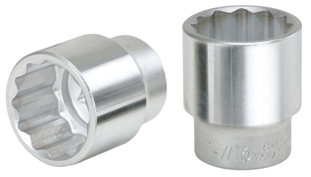 KS TOOLS 1" 12-kant-Stecknuss, kurz, 1.7/16" ( 911.1073 ) - Toolbrothers
