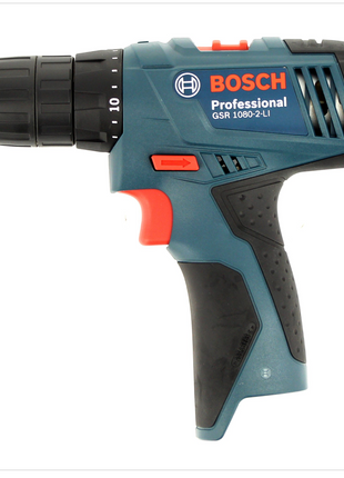 Bosch GSR 1080-2-Li Professional 10,8 V Li-Ion Akku Bohr Schrauber mit 2 x Akku 1,5Ah, Ladegerät und Koffer - Toolbrothers