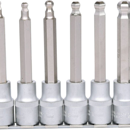 KS TOOLS 1/2" Bit-Stecknuss-Satz Innensechskant, 6-tlg ( 911.1650 ) - Toolbrothers