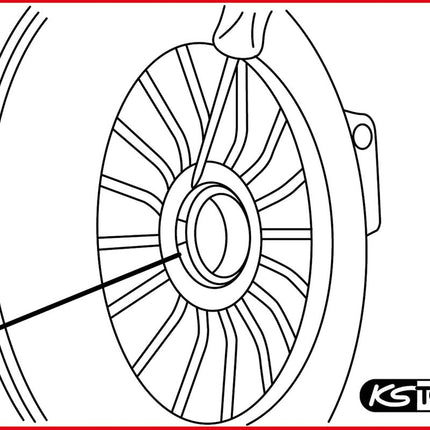 KS TOOLS Pige de démontage ( 911.2445 )