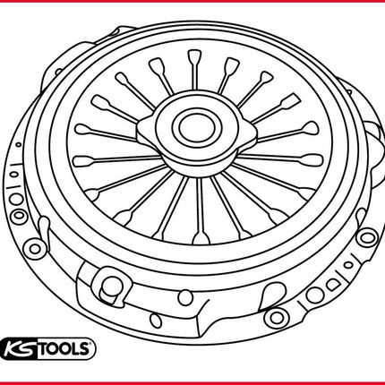 KS TOOLS Pige de démontage ( 911.2445 )