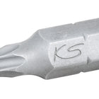 KS TOOLS 1/4' Embout de vissage Torx avec tête arrondie, 25mm, T20, pack de 5 ( 911.3394 )