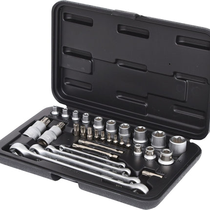 KS TOOLS 1/4"+3/8"+1/2" Torx-Steckschlüssel-Satz, 31-tlg ( 911.4302 ) - Toolbrothers