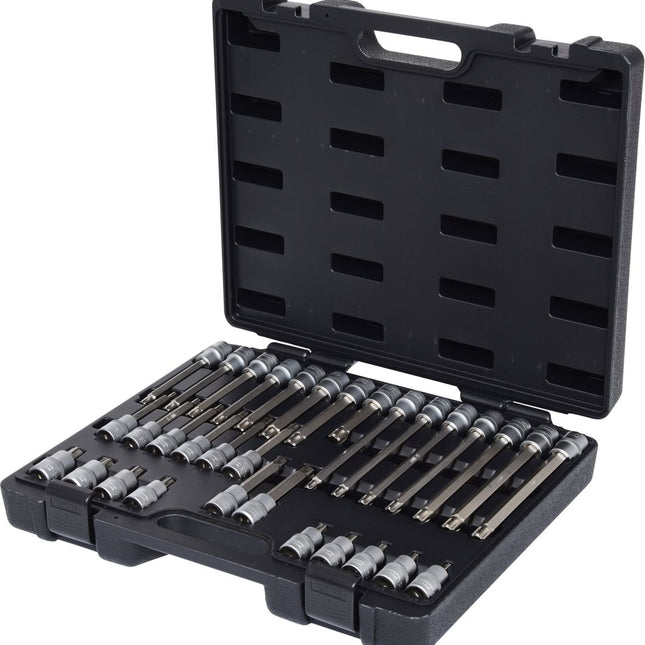 KS TOOLS 1/2" RIBE® Bit-Stecknuss-Satz, 32-tlg ( 911.4530 ) - Toolbrothers