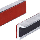 KS TOOLS Alu-Schraubstock-Schonbacken,Gummibesatz,160mm ( 914.0093 ) - Toolbrothers