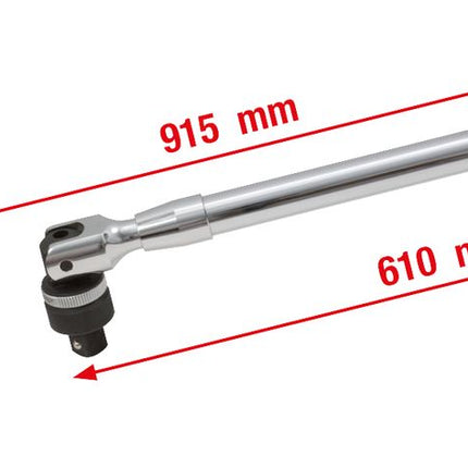KS TOOLS Teleskop-Hebel mit Umschaltknarre 3/4" ( 918.1805 ) - Toolbrothers