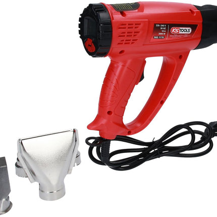 KS TOOLS Heißluftgebläsepistolen-Satz, Digital, 5-tlg ( 960.1175 ) - Toolbrothers