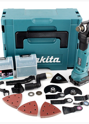 Makita DTM 51 Y1J X8 - 18 V Akku Multifunktions Werkzeug im Makpac + 1x 1,5 Ah Akku incl. 39 tlg. Zubehörset - Toolbrothers