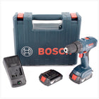 Bosch GSR 1800-Li 18 V Akku Bohrschrauber im Koffer mit 2 x 1,5 Ah Akku, Ladegerät - Toolbrothers