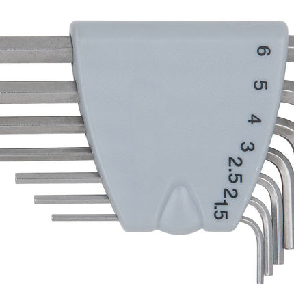 KS TOOLS Jeu de clés mâles coudées pour vis 6 pans, EDELSTAHL, 7 pcs ( 964.0315 )
