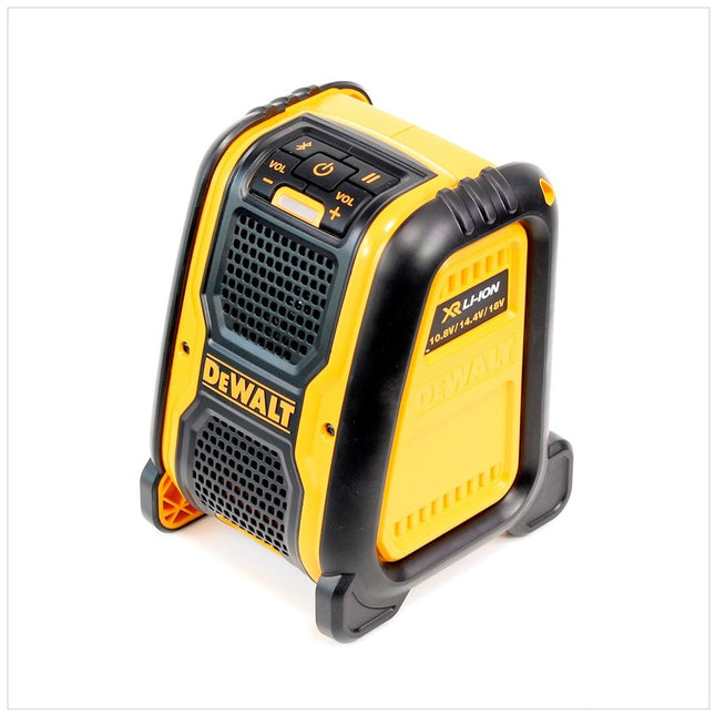 Dewalt DCR 006 Bluetooth Akku Lautsprecher für 10,8 / 14,4 / 18 V DCB Akkus mit AUX Anschluss - Toolbrothers