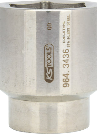 KS TOOLS Vaso hexagonal 3/4" ACERO INOXIDABLE, 36mm ( 964.3436 )