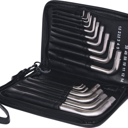 KS TOOLS Jeu de clés mâles six pans TITANplus, 17 pcs  ( 965.2004 )