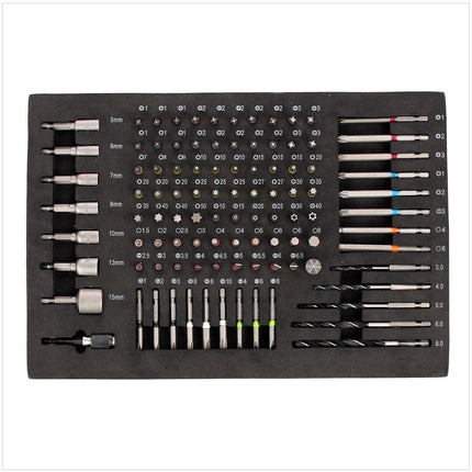 Hitachi DS 18 DJL 18 V Akku Bohrschrauber mit 2 x 1,5 Ah Akku, Ladegerät inkl. 100 tlg. Bit & Bohrerset im Alukoffer - Toolbrothers