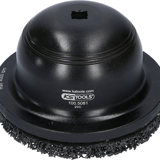 KS TOOLS Jeu de disques à poncer en aluminium pour moyeux Ø 150 mm, Ø intérieur 90 mm, 2 pcs ( 100.5080 )