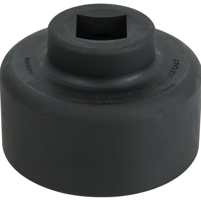 KS TOOLS 1" Achsmuttern-Schlüssel, 6-kant, kurz, 80mm ( 460.0220 ) - Toolbrothers