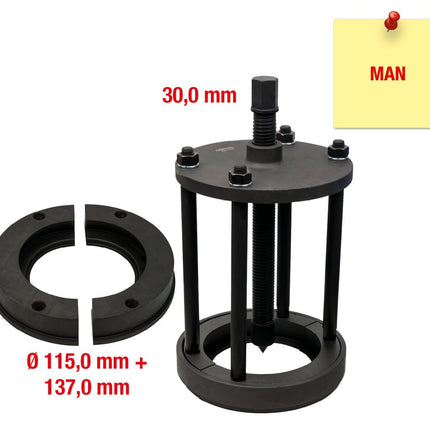KS TOOLS Differential-Kegelrollenlager-Abzieher für MAN, 12-tlg ( 460.0620 ) - Toolbrothers
