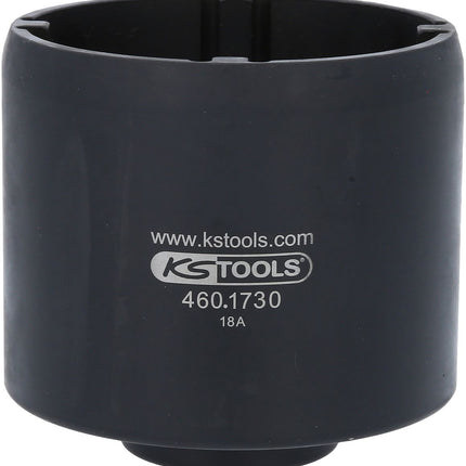 KS TOOLS 3/4" Nutmuttern-Schlüssel für Scania mit 4 Zapfen, Innenzapfen Ø 72 mm ( 460.1730 ) - Toolbrothers