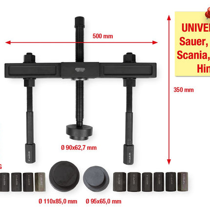 KS TOOLS Universal Radnaben-Abzieher-Satz, 27-tlg  ( 460.1765 ) - Toolbrothers