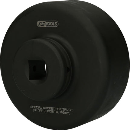 KS TOOLS 3/4" Achsmuttern-Schlüssel, 8-kant, kurz, 105 mm ( 460.2655 ) - Toolbrothers