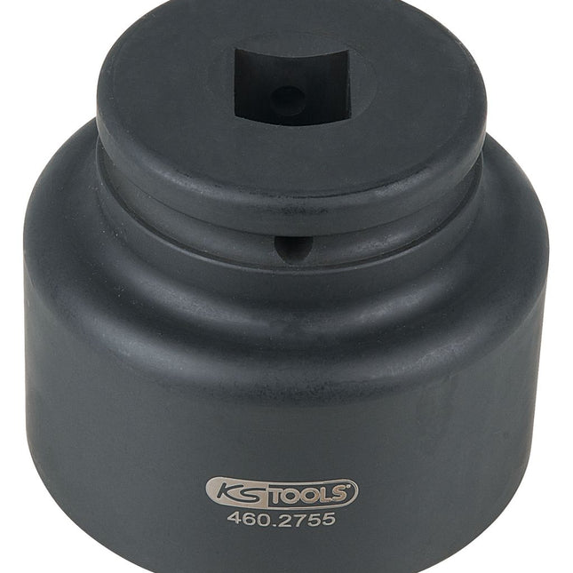 KS TOOLS Clé pour écrou d’essieu 3/4', 8 pans, court, 70 mm ( 460.2755 )