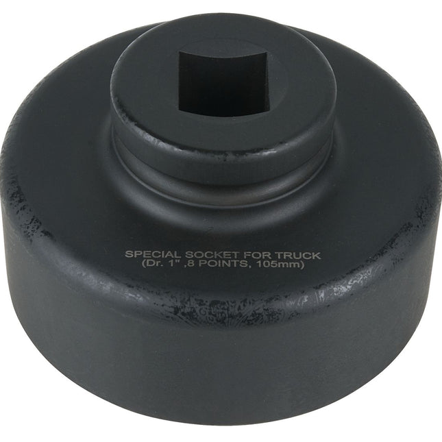 KS TOOLS Clé pour écrou d’essieu 1', 8 pans, court, 105 mm ( 460.3315 )