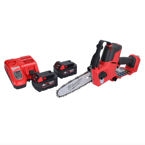 Milwaukee M18 FHS20-402 Akumulatorowa pilarka do przycinania 18 V 20 cm + 2x akumulator 4,0 Ah + ładowarka