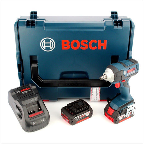 Bosch GDS 18 V-EC 250 Akku Drehschlagschrauber 18V 250Nm Brushless + 2x Akku 6,0Ah + Ladegerät + L-Boxx - Toolbrothers