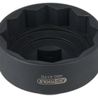 KS TOOLS Clé d'écrou d'essieu 1' 12 pans pour Iveco, 85 mm ( 460.4170 )