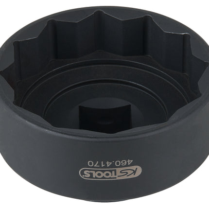 KS TOOLS Clé d'écrou d'essieu 1' 12 pans pour Iveco, 85 mm ( 460.4170 )