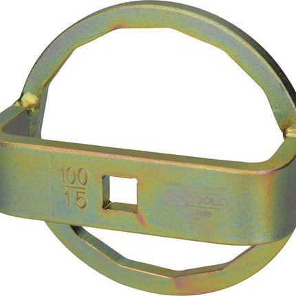 KS TOOLS 1/2" Ölfilterschlüssel Ø 100 mm / 15 Flächen ( 460.4555 ) - Toolbrothers