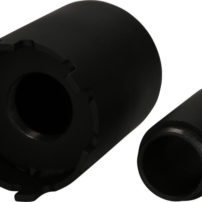 KS TOOLS Nutmuttern-Schlüssel-Satz mit Führungsrohr für Mercedes, Ø 71,5 mm , 2-tlg ( 460.5380 ) - Toolbrothers