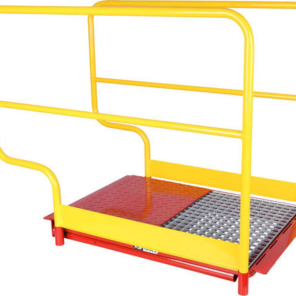 KS TOOLS Universal Grubenbrück - bodeneben inklusive Sicherheitsgeländer ( 460.5670 ) - Toolbrothers